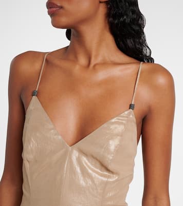 Monili cotton maxi dress | Brunello Cucinelli