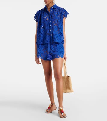 Hemd aus Baumwollspitze | Farm Rio