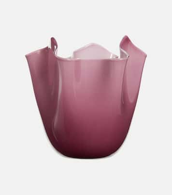 Fazzoletto Murano glass vase | Venini