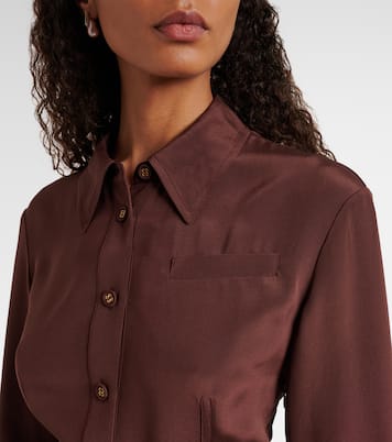 Hemdblusenkleid aus Seide | Roland Mouret