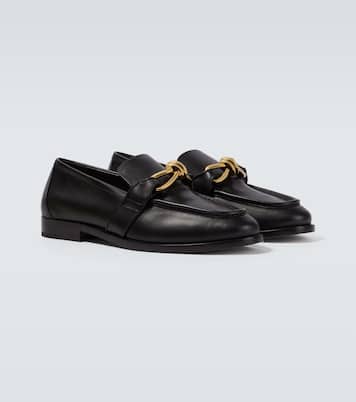 Astaire Knot leather loafers | Bottega Veneta