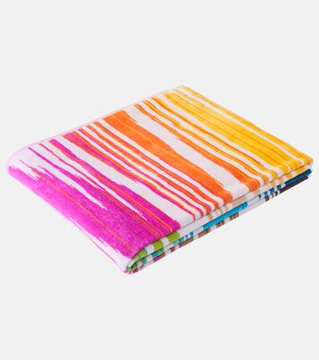 Fiammetta cotton terry beach towel | Missoni