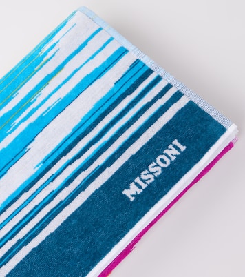 Fiammetta cotton terry beach towel | Missoni