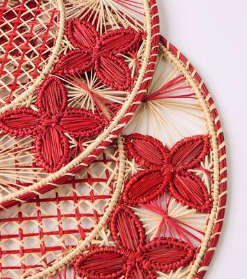 Louloudi柳条编织餐垫两件套  | Cabana