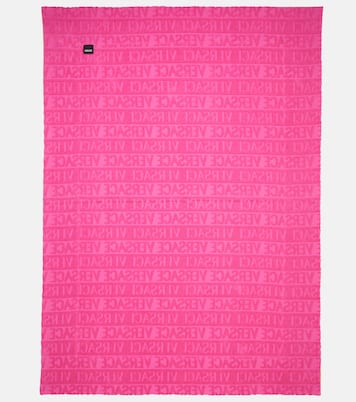 Versace Allover cotton terry beach towel | Versace Home
