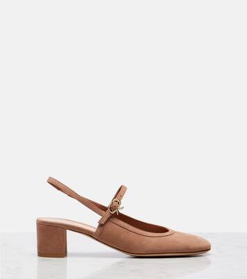45 suede slingback pumps | Gianvito Rossi