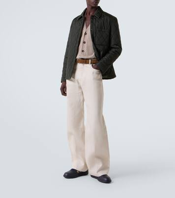 Terrace Burberry Check leather sneakers | Burberry