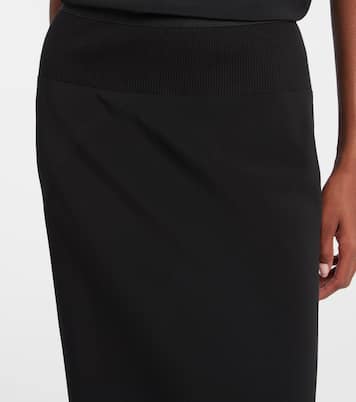 Midirock aus Charmeuse | Rick Owens