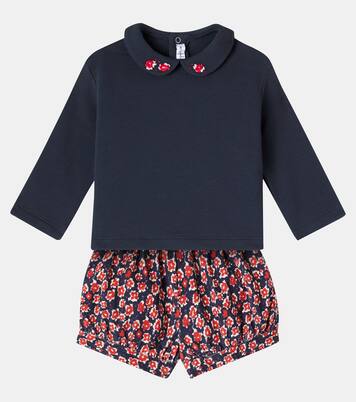 Baby sweatshirt and shorts set | Il Gufo