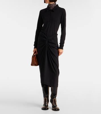 Jupe midi en coton | Dries Van Noten