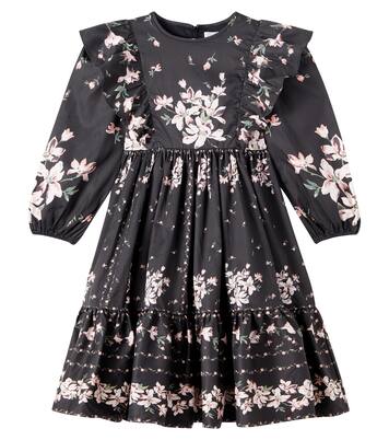 Floral ruffled cotton dress | Petite Amalie  