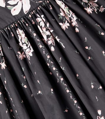 Floral ruffled cotton dress | Petite Amalie  