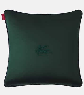 Printed cotton cushion | Etro