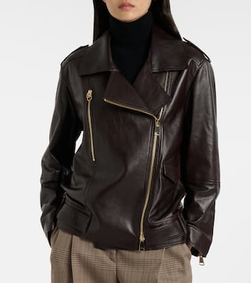 Sleek Statement leather biker jacket | Dorothee Schumacher