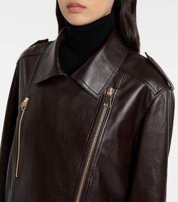 Sleek Statement leather biker jacket | Dorothee Schumacher