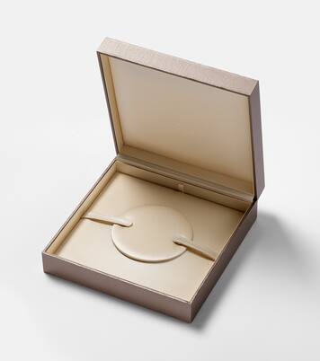 Bvlgari Tubogas 18kt gold necklace with diamonds and onyx  | Bvlgari