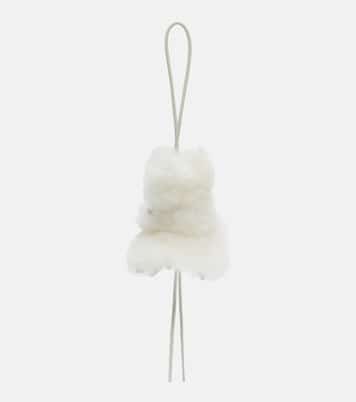 Bunny shearling bag charm | Loewe