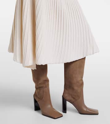 Wool and cashmere midi skirt | Alaïa