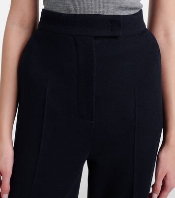 Weite Hose Attinia aus Schurwoll-Piqué | Max Mara