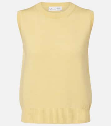 Virgin wool sweater vest | Oscar de la Renta