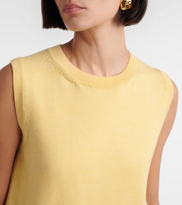 Virgin wool sweater vest | Oscar de la Renta