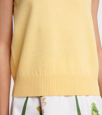Virgin wool sweater vest | Oscar de la Renta