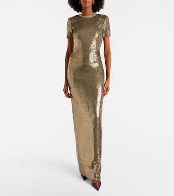 Robe mit Pailletten und Kristallen | Roland Mouret