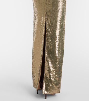 Robe mit Pailletten und Kristallen | Roland Mouret