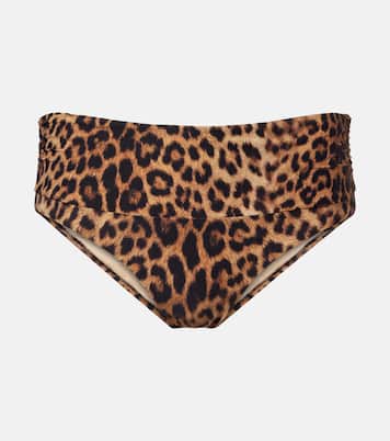 Bel Air leopard-print bikini bottoms | Melissa Odabash