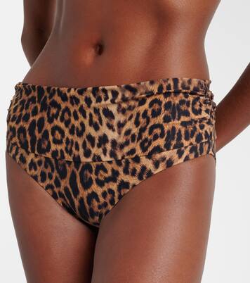Bel Air leopard-print bikini bottoms | Melissa Odabash