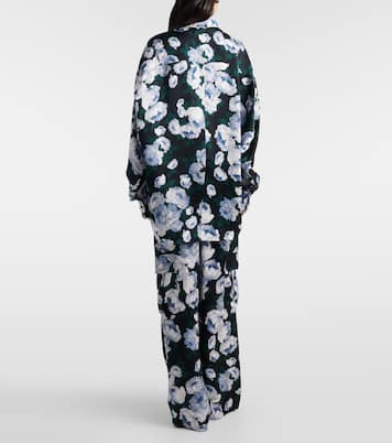Printed satin pajama pants | Stella McCartney