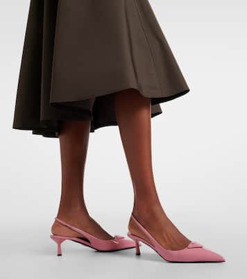 Pumps slingback in vernice | Prada