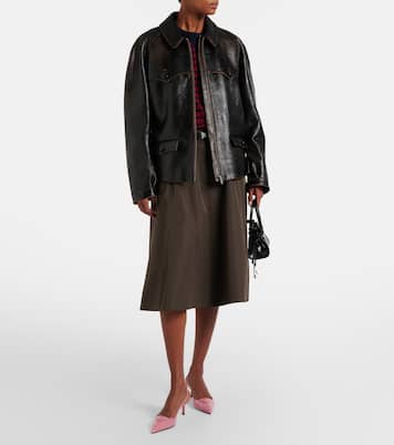 Pumps slingback in vernice | Prada