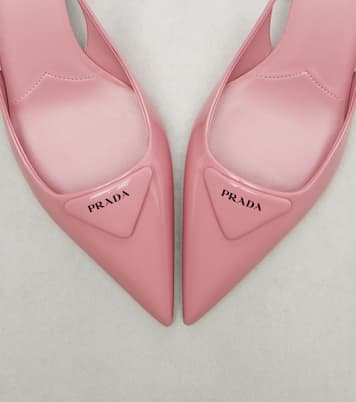 Pumps slingback in vernice | Prada