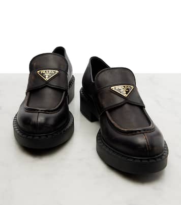 Loafers aus Leder | Prada