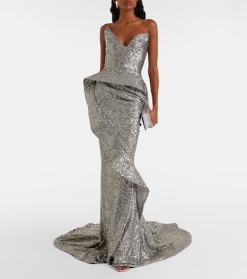 Robe longue Glorious à sequins | Maticevski