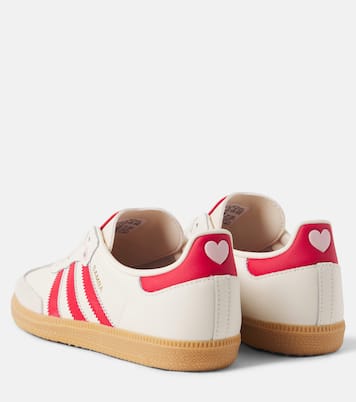Samba OG suede-trimmed leather sneakers | Adidas Originals Kids