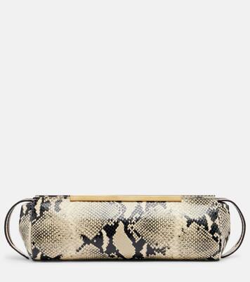 Donna leather clutch | Khaite