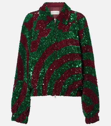Sequined blouson jacket | Dries Van Noten