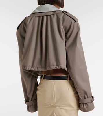 Gabardina cropped | The Attico