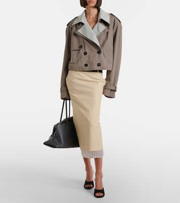 Gabardina cropped | The Attico