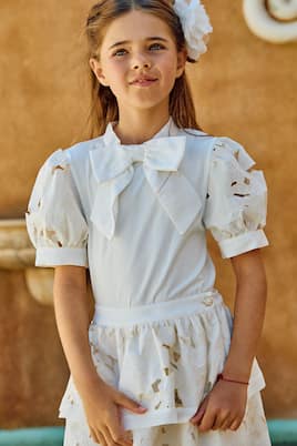 Ensemble top et jupe en coton mélangé | Patachou