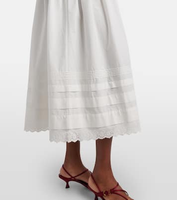 فستان ميدي من القطن Eliette | Dôen