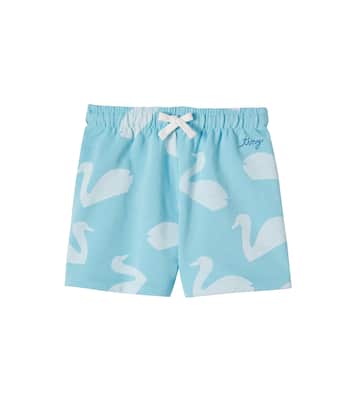 Shorts Big Swans aus Baumwolle | Tinycottons