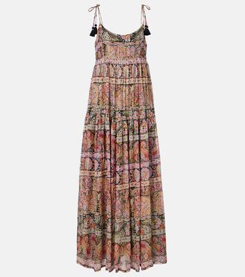 Kamilah floral lamé maxi dress | Rixo