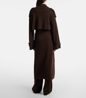 Trenchcoat aus Wolle und Kaschmir | Jardin des Orangers