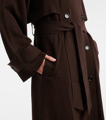 Trenchcoat aus Wolle und Kaschmir | Jardin des Orangers