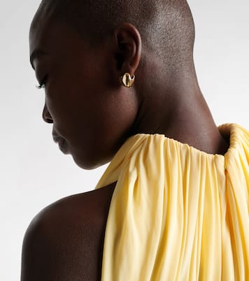 Puffy Heart 14kt gold earrings | Roxanne First