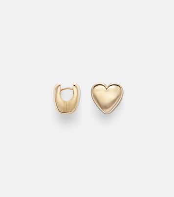 Puffy Heart 14kt gold earrings | Roxanne First