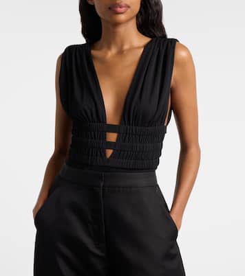 Shirred bodysuit | Alaïa